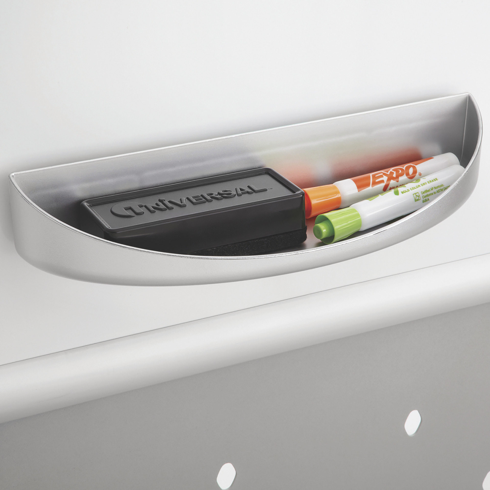 Safco Rumba Screen Eraser Tray, Gray, Model# 2008GR